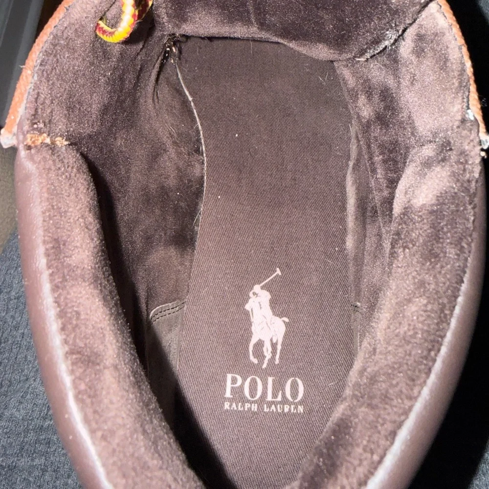 Polo Ralph Lauren Men's Suede Nubuck Leather Boots Size‎ 13